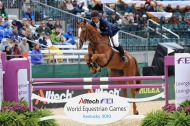 Andrew Nicholson riding Nereo for the New Zealand Team - ©Peter Nixon /FEI