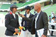 Interview Mathieu Billot - Press Conference  - 2014 Test Events - Jumping - ©PSV Photos