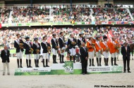 Team Podium -  Eventing - ©Comité d'Organisation Normandie 2014
